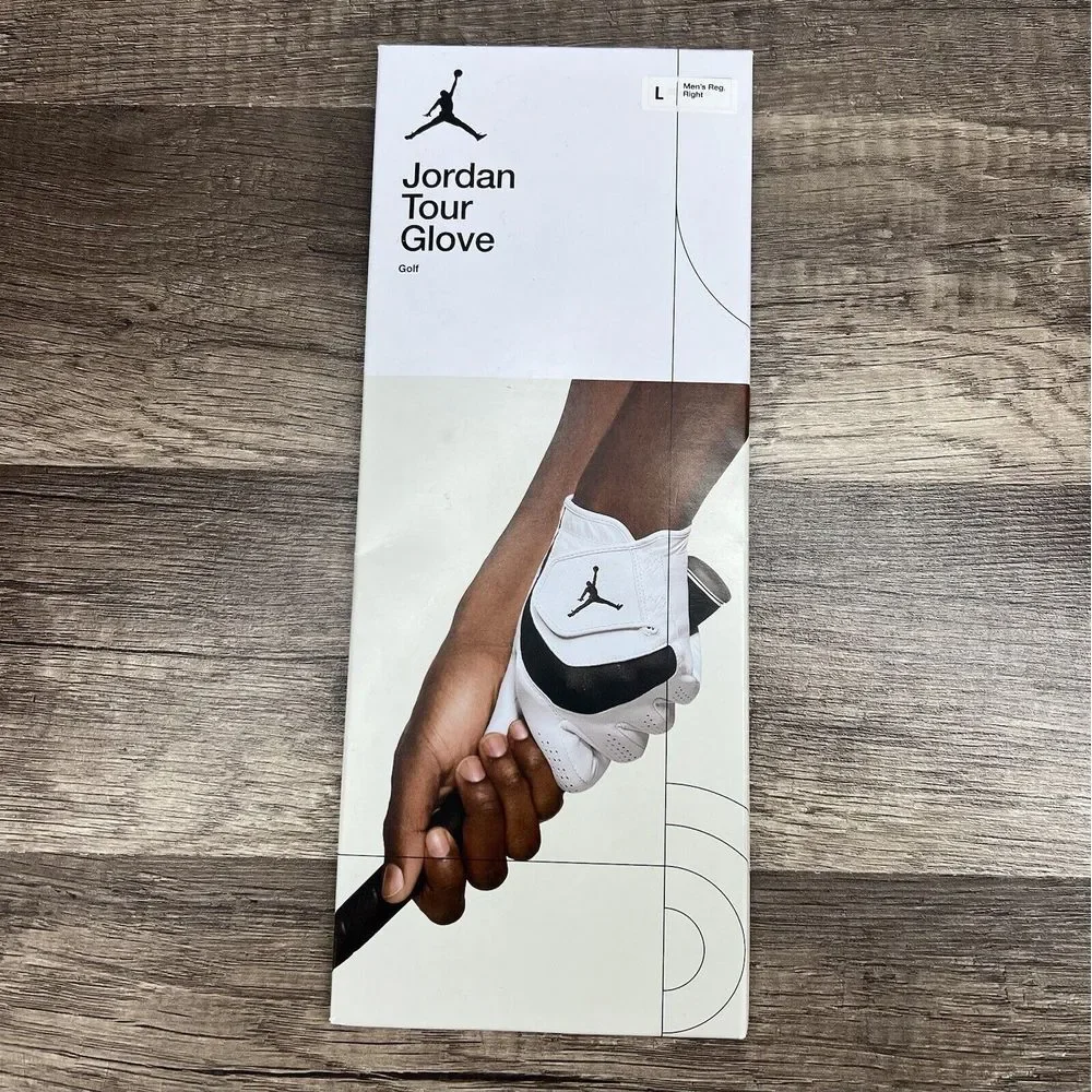 Rare Brand New Jordan Tour Regular Golf Glove Right Hand Size Men's Size L